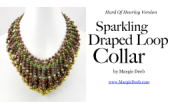 CraftArtEdu Margie Deeb Sparkling Draped Loop Collar HOH