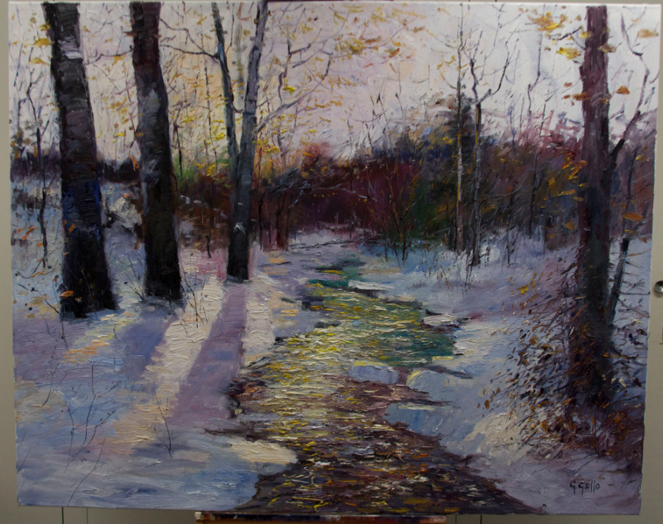 Painting the Four Seasons: Winter by George Gallo