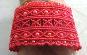 Argus Cuff in Micro Macramé with Sherri Stokey