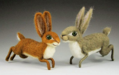  Bunny Intermediate Needle Felting with Harlan