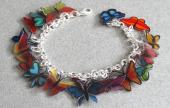  Butterfly Charms Bracelet with Barbara Poland-Waters