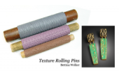 CraftArtEdu Bettina Welker Texture Rolling Pins