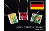 CraftArtEdu Bettina Welker Gefaitete Transparent-Anhaenger