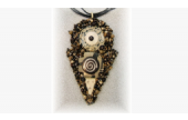 CraftArtEdu Cindy Chavez Freeform Beaded Multi Focal Pendant