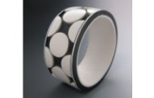 CraftArtEdu Donna Kato Polka Dot Bracelet - Polymer Clay