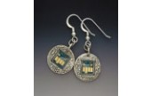 CraftArtEdu Gordon Uyehara Silver Clay Found Object Earrings