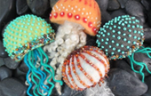 CraftArtEdu Harlan Jellyfish Jellyfish Brooches Intermediate Needlefelting