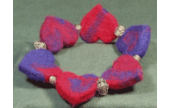 CraftArtEdu Jeanne Harlan Mariott Heart Bracelet - Easy Needle Felting