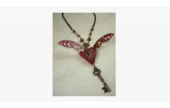 CraftArtEdu Jema Hewitt Winged Heart Steampunk Necklace