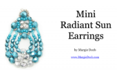 CraftrArtEdu Margie Deeb Mini Radiant Sun Earrings