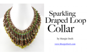 CraftArtEdu Margie Deeb Sparkling Draped Loop Collar