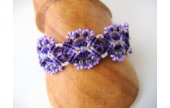 CraftArtEdu Hydrangeas Micro Macrame Bracelet and Earrings with Sherri Stokey
