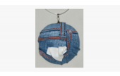 CraftArtEdu Sylvie Peraud Denim Pendant