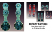 CraftArtEdu Christina Almeida Infinity Earrings