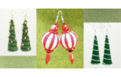 CraftArtEdu Jeanne Harlan-Marriott Christmas Earrings - Beginning Needle Felting with Harlan