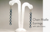 CraftArtEdu John Evans Chain Maille Earrings with John Evans