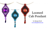 CraftArtEdu Margie Deeb Loomed Cab Pendant