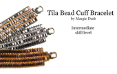 CraftArtEdu Margie Deeb Tila Bead Cuff Bracelet with Margie Deeb