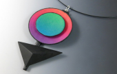  Discs with Triangle Pendant with Donna Kato