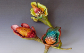 Broche Fleur avec Sylvie Peraud