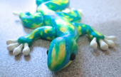 Tie-Dye Gecko Pin with Deb Hart