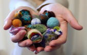 Geode Felted Shapes, Balls and Beads with Rae Woolnough