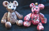 Jointed Floral Bear Pendant with Deb Hart