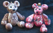  Jointed Floral Bear Pendant with Deb Hart