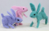  Tiny Bunnies Beginning Needle Felting with Harlan