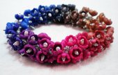    Ombré Flowers Bracelet with Sandy Huntress