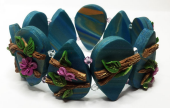 Teardrop Tiles Bracelet with Sandy Huntress