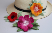 Two Flowers at Once Wet Felting with Rae Woolnough